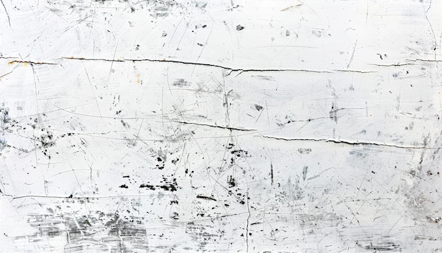 Photo grunge white metal paint cracks wall texture background wallpaper backdrop scratched tattered old