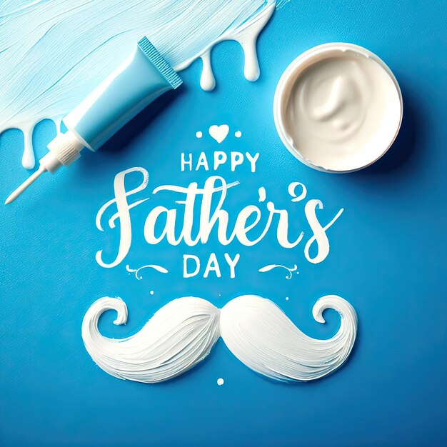 Grungy style fathers day party background for social media post