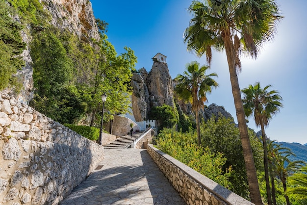 Guadalest castle in AlicanteSpain