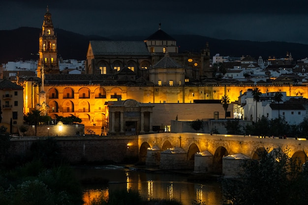 Guadalquivir river with the Roman Bridge.