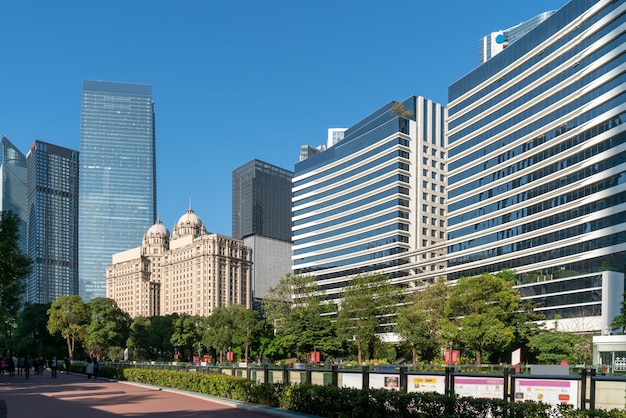 Guangzhou CBD modern architectural landscape