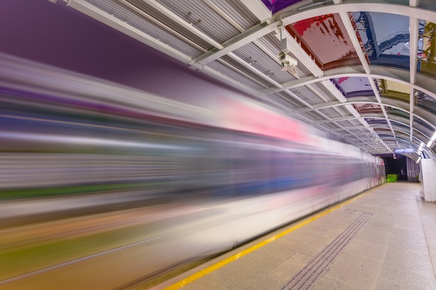 Guangzhou city traffic light rail subway