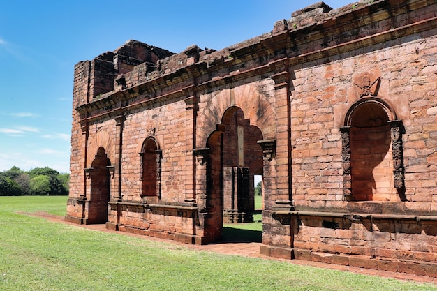 Guarani jesuit ruins of paraguay jesus tavarangue