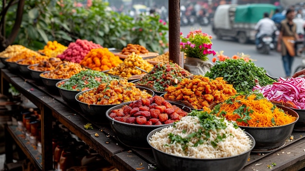 Gudi Padwa special street food stall