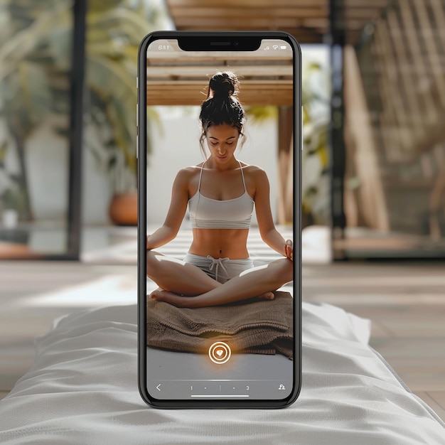 Guided Meditation App Interface