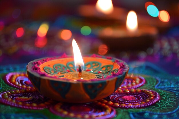 Guiding a Diwalithemed online meditation for peace generative ai