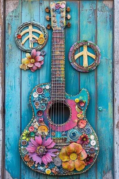 Photo guitar art