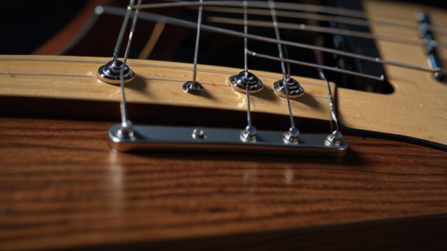 a guitar with a string that says quot the strings quot