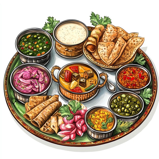 Photo gujarati thali