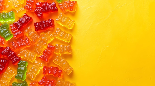 Photo gummy bears background