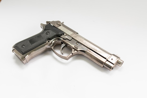 Gun lighter on a white background