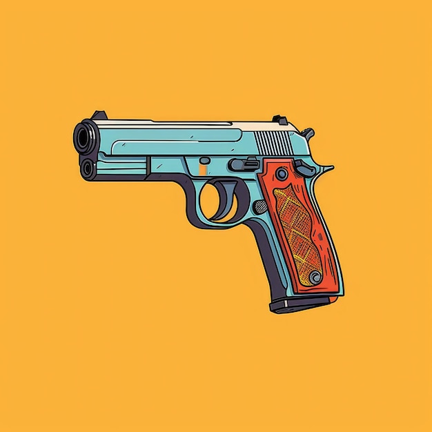 gun vector ai generative