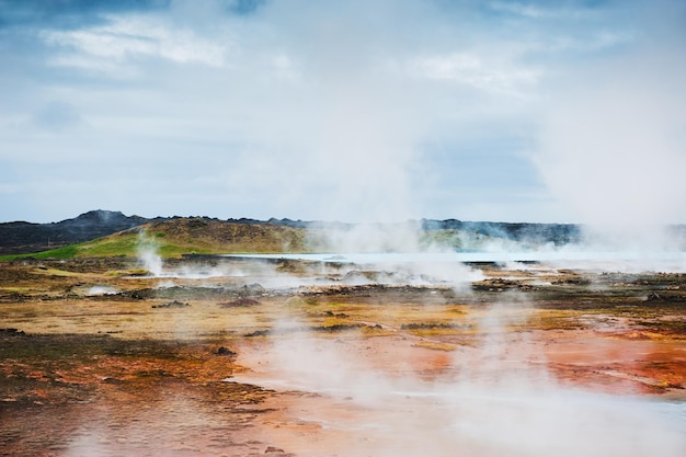 Gunnuhver geothermal area, Reykjanes peninsula, Iceland