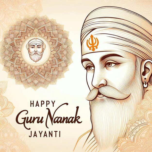 Photo guru nanak jayanti also known as guru nanaks prakash utsav and guru nanak jayanti celebrates