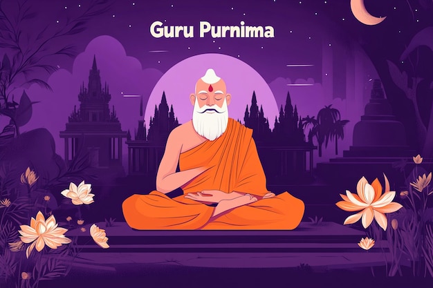 Photo guru purnima template