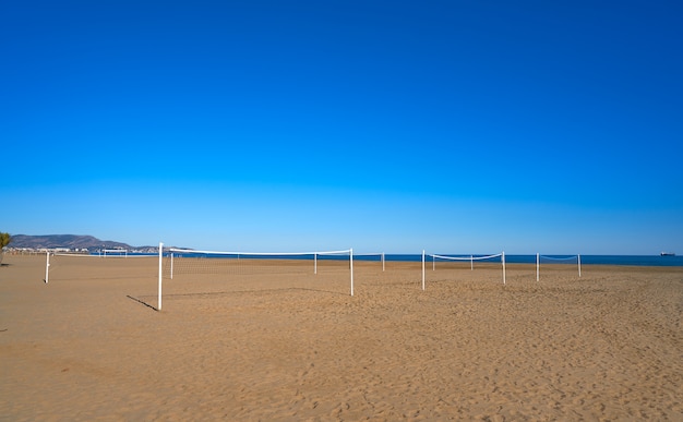 Gurugu beach in Grao de Castellon Spain