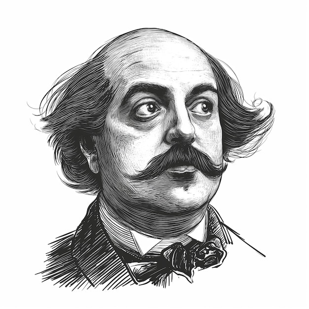 Gustave Flaubert portrait