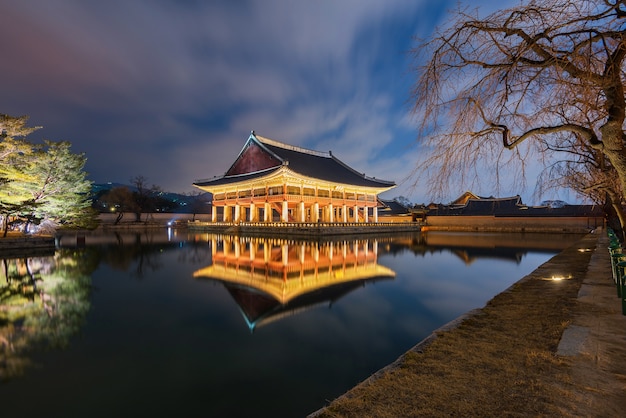 Gyeongbokgung palace in Seoul City, South Korea.