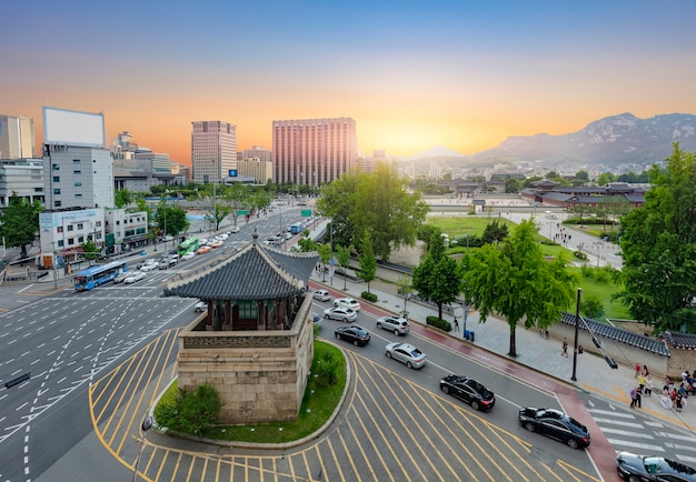 Gyeongbokgung Palace  in Seoul South Korea