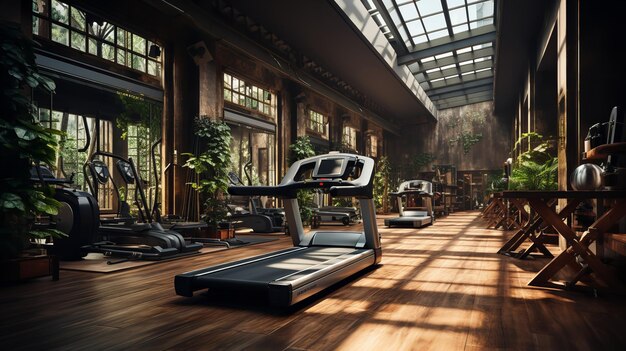 the gym is a work of art and architecture