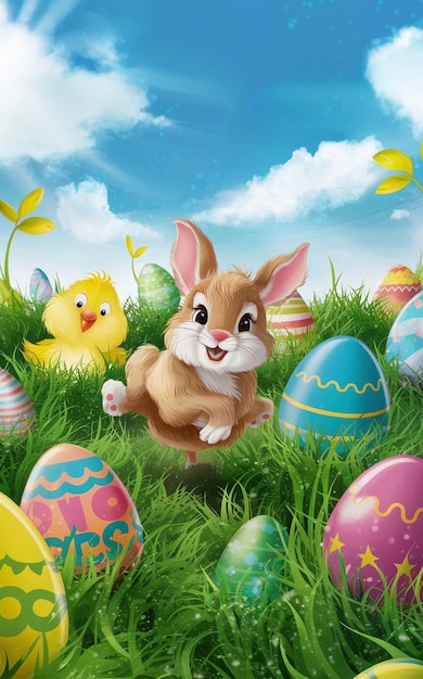 HAAPY EASTER BACKGROUND