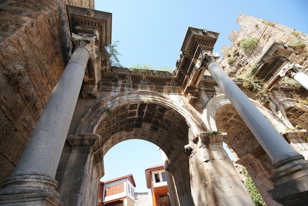 Hadrians Gate in Antalya Turkiye