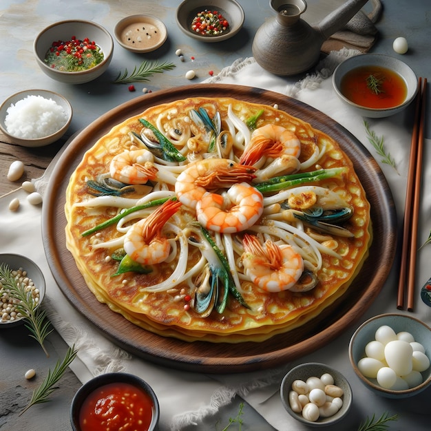 Haemul Pajeon Korean dish