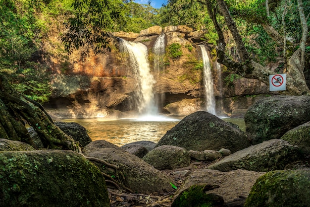 Haew Suwat Waterfall Khao Yai National Park, Nakhon Ratchasima, Thailand 