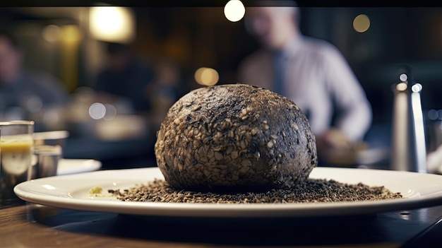 Haggis savoury pudding containing sheeps pluck