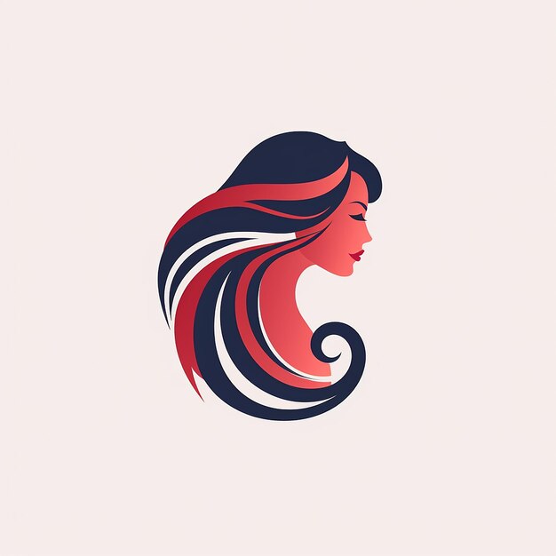 Hair Wave Logo Vector Icon Template