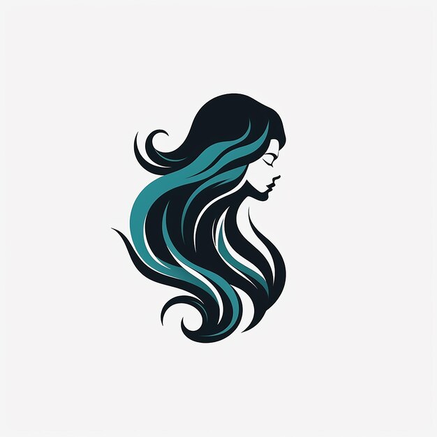 Hair Wave Logo Vector Icon Template