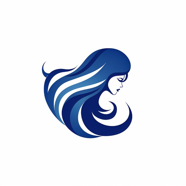 Hair Wave Logo Vector Icon Template