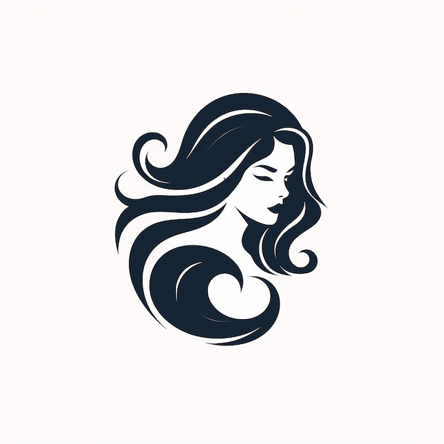 Hair Wave Logo Vector Icon Template