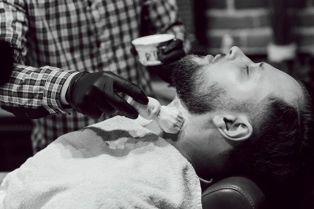 Haircut in the barbershop