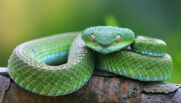 Hairy bush viper Atheris hispida