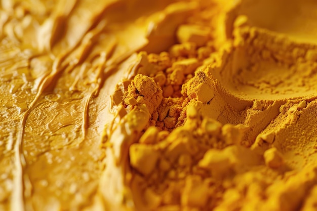 Photo haldi turmeric paste closeup capture