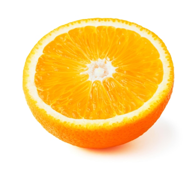 Half of ripe orange