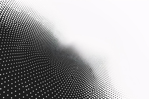 Photo halftone texture halftone background black and white halftone texture background ai generative