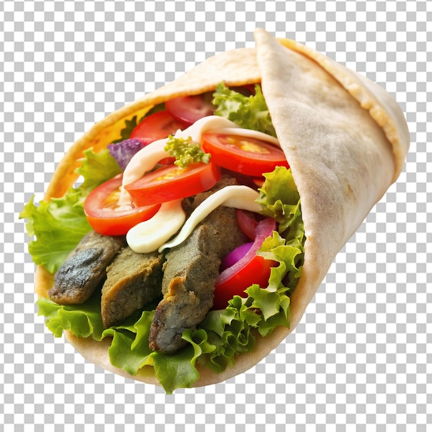 Halifax Donair isolated on transparent background