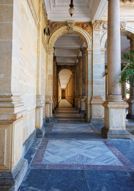 Hall in the Mill Colonnade, Karlovy Vary, Czech republic