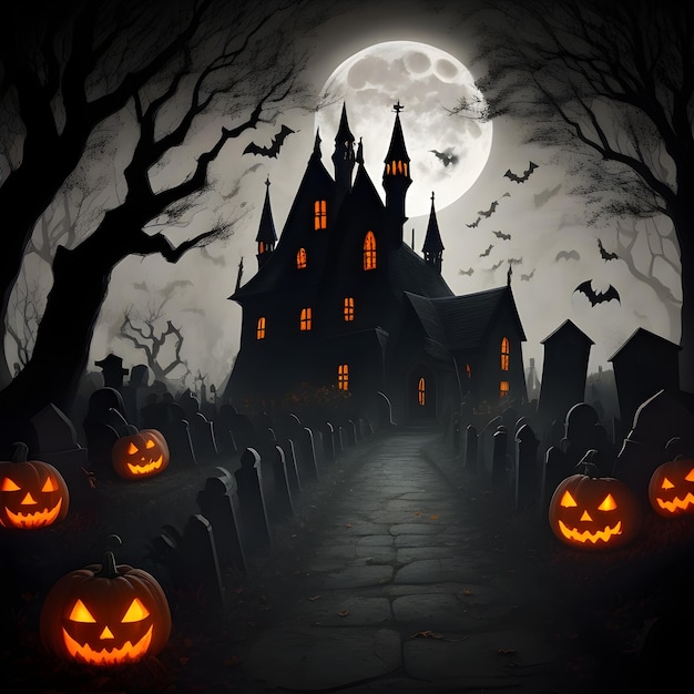 Halloween amazing scary horor background image