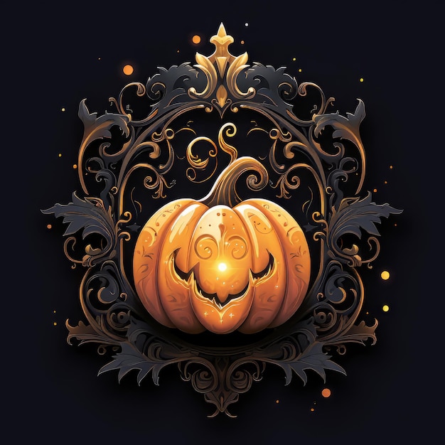 Halloween art design vector