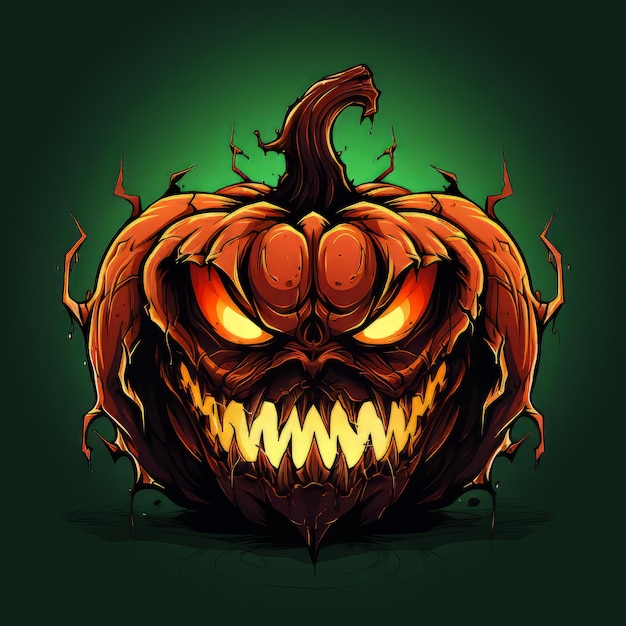 Halloween art design vector