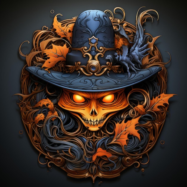 Halloween art design