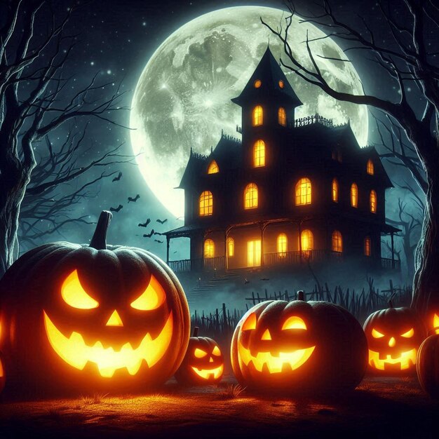 Halloween background happy halloween day