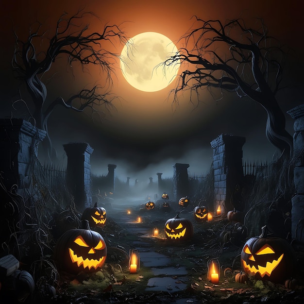 Halloween background that is realistic