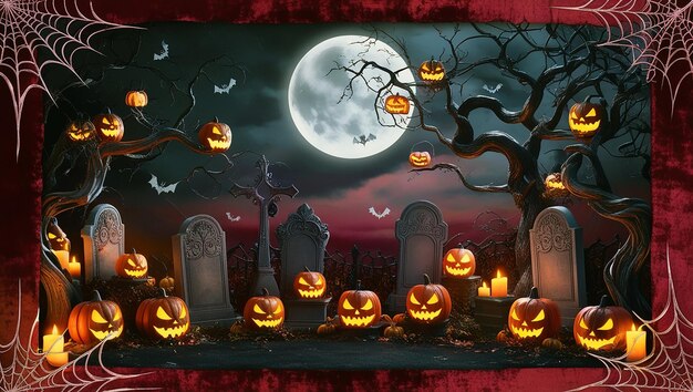 Photo halloween background