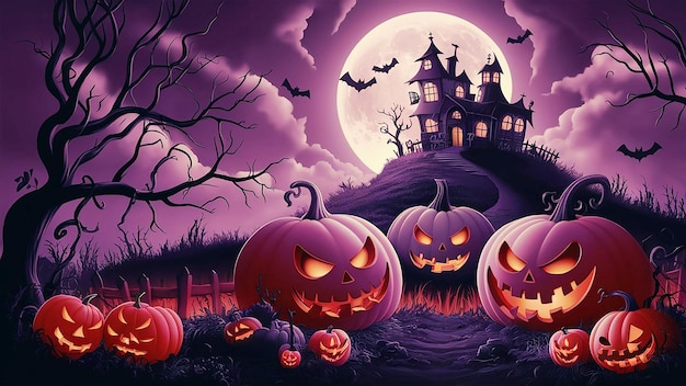 Photo halloween background