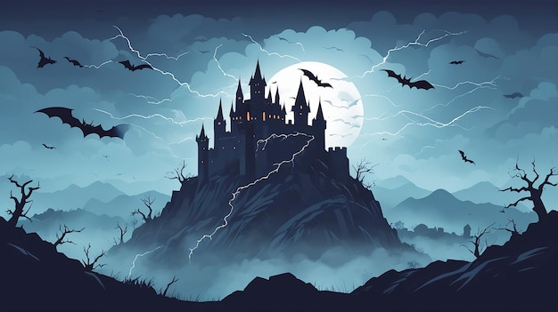 Photo halloween background