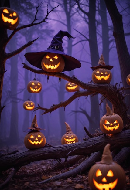 Photo halloween background